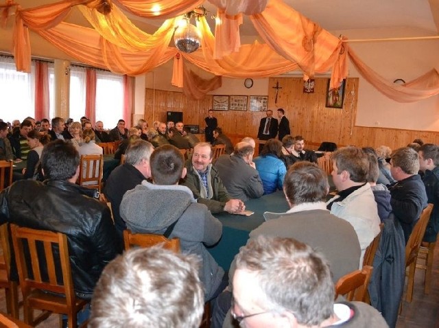 W spotkaniu w Wiślicy wzięło udział około 100 producentów trzody chlewnej w regionie świętokrzyskim. 