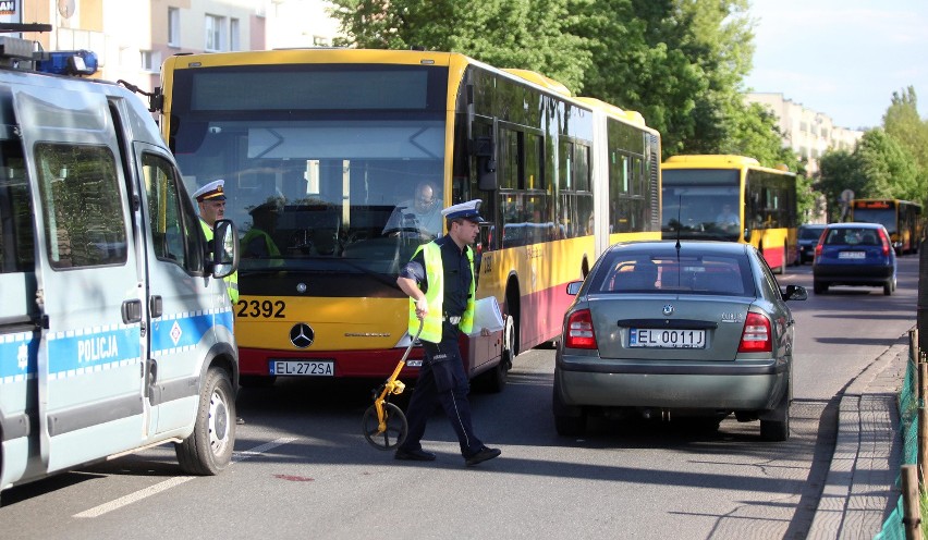 Wypadek na Tatrzańskiej. Autobus MPK potrącił pieszego [ZDJĘCIA]