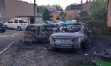 Pożar samochodów w Mysłowicach - przy ul. Szopena spłonęło 5 aut! Zobacz ZDJĘCIA