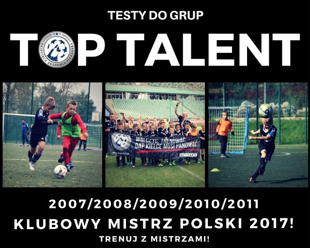 W Kielcach odbędą się miejskie testy do grup Top Talent.
