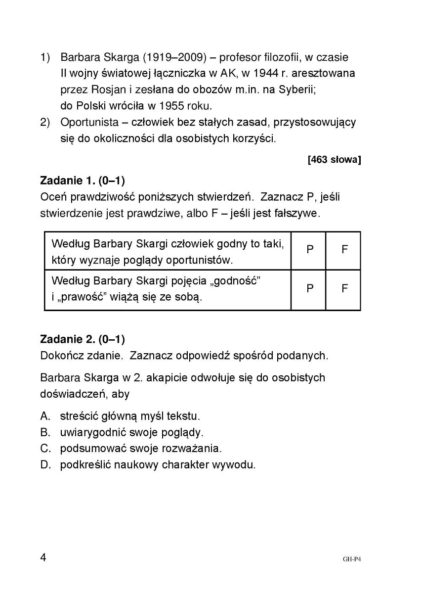 Egzamin gimnazjalny język polski 2018