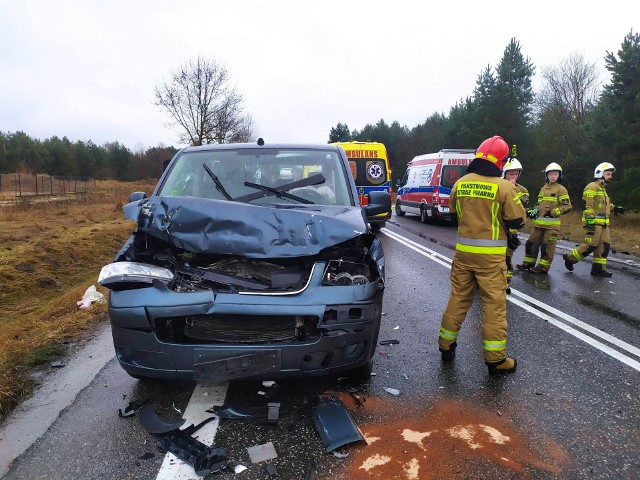 Wypadek na drodze krajowej nr 74 w Jacentowie