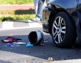 Wypadek w Przecławiu. Zginął motocyklista potrącony przez samochód osobowy [ZDJĘCIA]