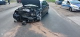 Wypadek na skrzyżowaniu w Suchorzu. Dwójka dzieci trafiła do szpitala (ZDJĘCIA)