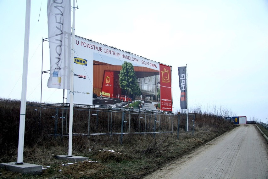 IKEA w Lublinie buduje drogi. - Za wcześnie, żeby mówić o samym centrum - informuje inwestor (ZDJĘCIA)