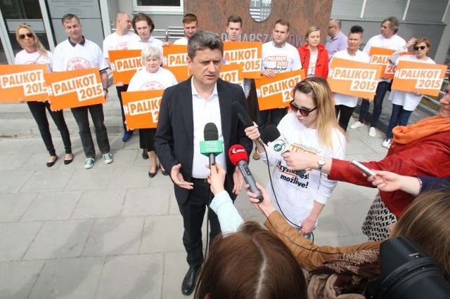 Janusz Palikot w Kielcach zapowiedział walkę z biurokracją partyjną