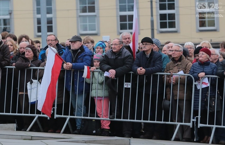 Prezydent Andrzej Duda na uroczystości 45-lecia wydarzeń z...