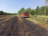 Strażacy z kilku jednostek pędzili do dwóch pożarów w powiecie chełmińskim. Zdjęcia