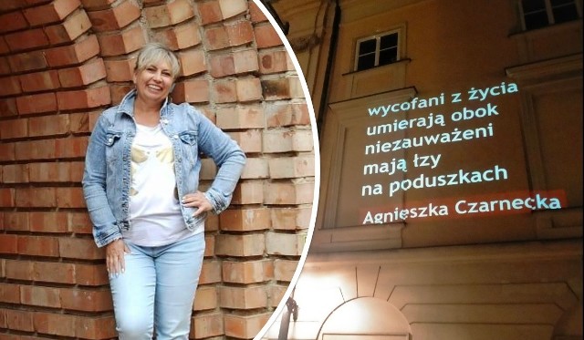 Agnieszka Czarnecka zdradziła, że w styczniu ukaże się nowy tomik jej wierszy. Niektóre z nich można przeczytać na elewacji kamienicy w Krakowie.