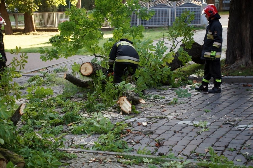 Dziś (czwartek 22.08) na jezdnię i chodnik przy ulicy...