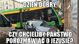 Internauci śmieją się z poznańskiego tramwaju