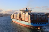 Do Portu Gdynia wpłynął olbrzymi kontenerowiec 12.02.2019. Charlotte Maersk to największy statek towarowy w historii portu [zdjęcia, wideo]