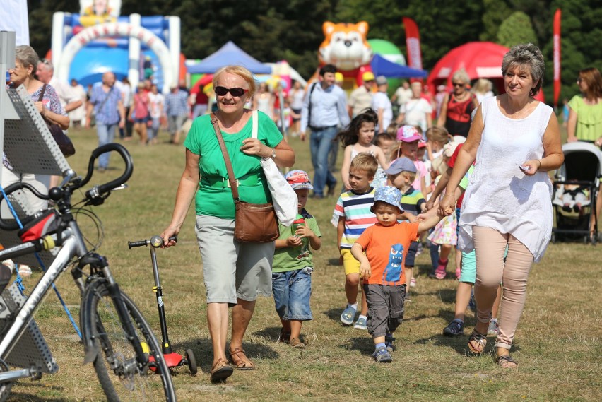 W Parku Śląskim w Chorzowie w czwartek, 23 sierpnia, bawili...