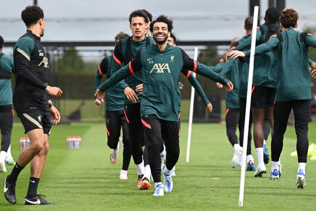 Egipski napastnik Liverpoolu, Mohamed Salah wrócił do treningu przed sobotnim finałem Ligi Mistrzów z Realem Madryt