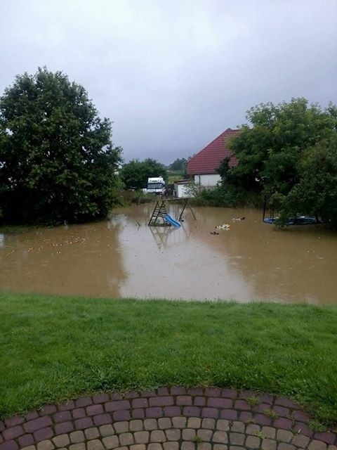 Po ulewnych deszczach trudna sytuacja panuje również w...