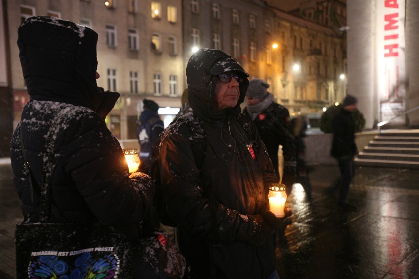 Demonstracja przeciwko nienawiści i przemocy w Katowicach...