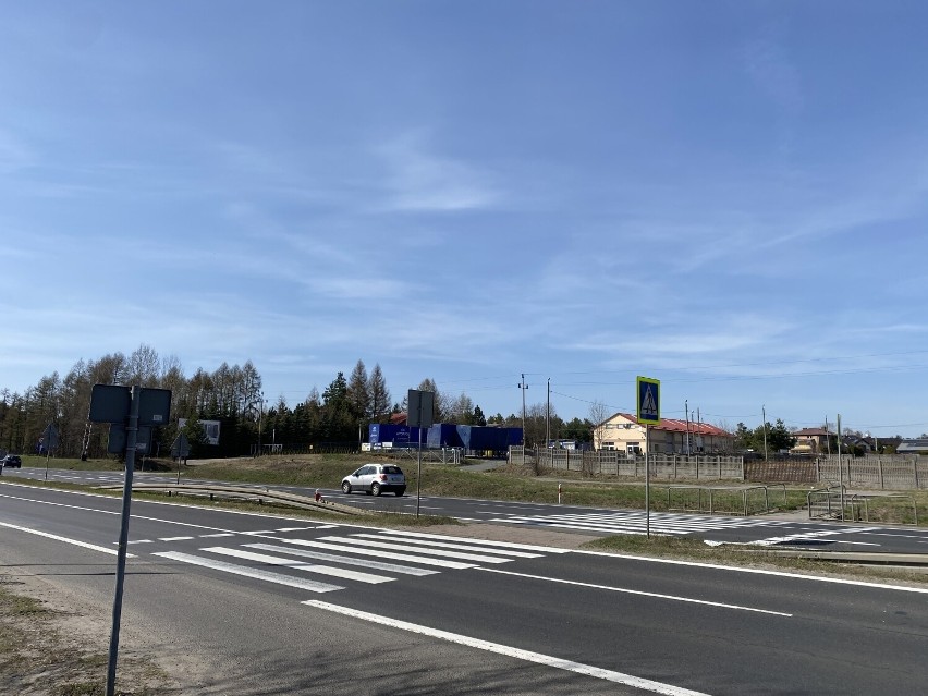 Przejście dla pieszych na DK94 w Olkuszu (zdjęcie pogladowe)