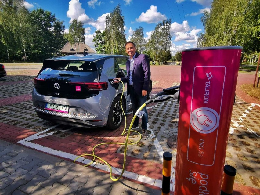 W Olsztynie można już ładować samochody elektryczne....