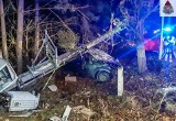 Łódzkie: Śmiertelny wypadek! ZDJĘCIA. Zginął 47-letni kierowca