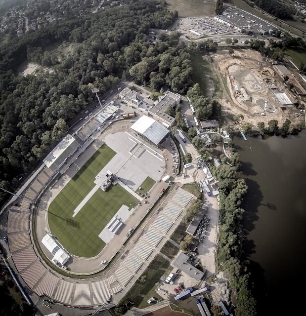 To tu zagra dziś Rod Stewart! Stadion w Rybniku z lotu ptaka  [NAJNOWSZE ZDJĘCIA]