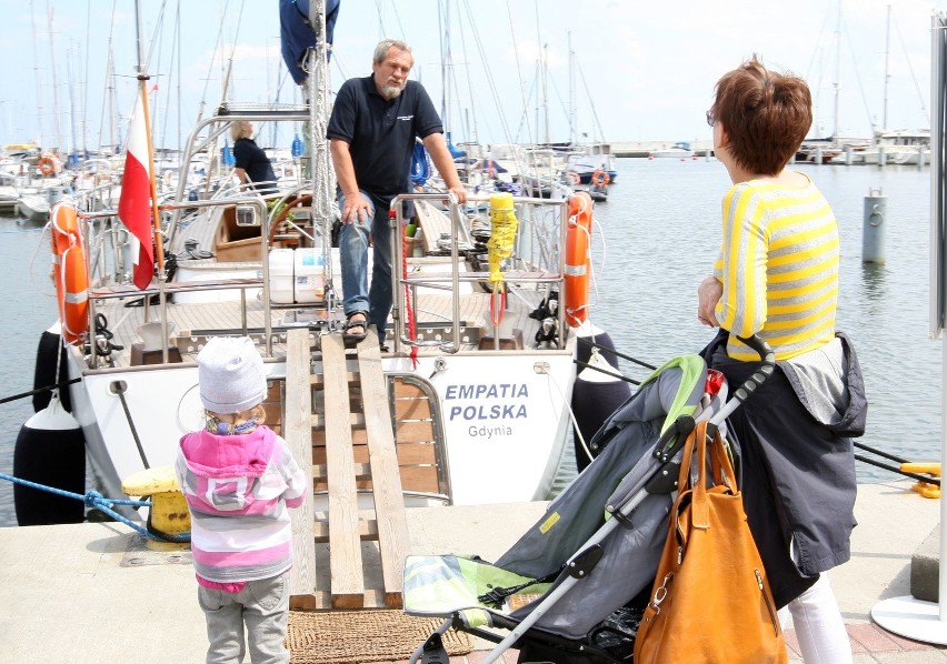Zwiedzanie jachtu „Empatia Polska” Marina Gdynia