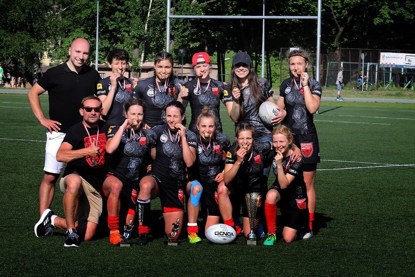 Rugbystki Black Roses Posnania są chlubą klubu ze...