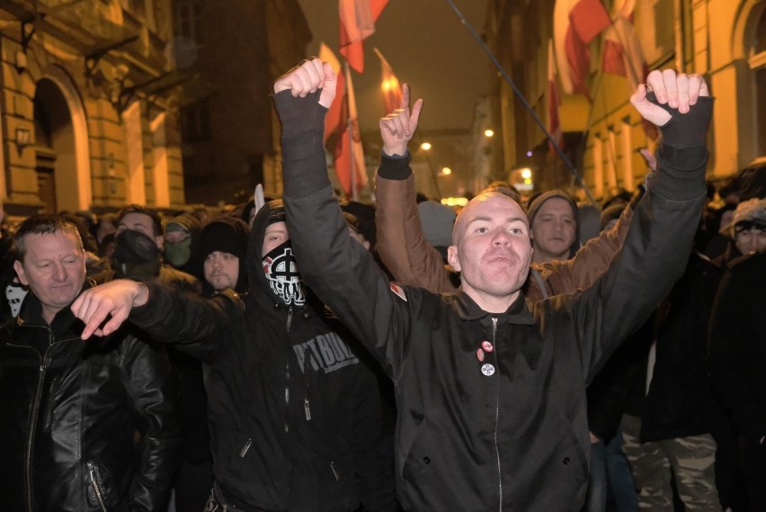 W środę w centrum Poznania pojawiły się manifestacje...