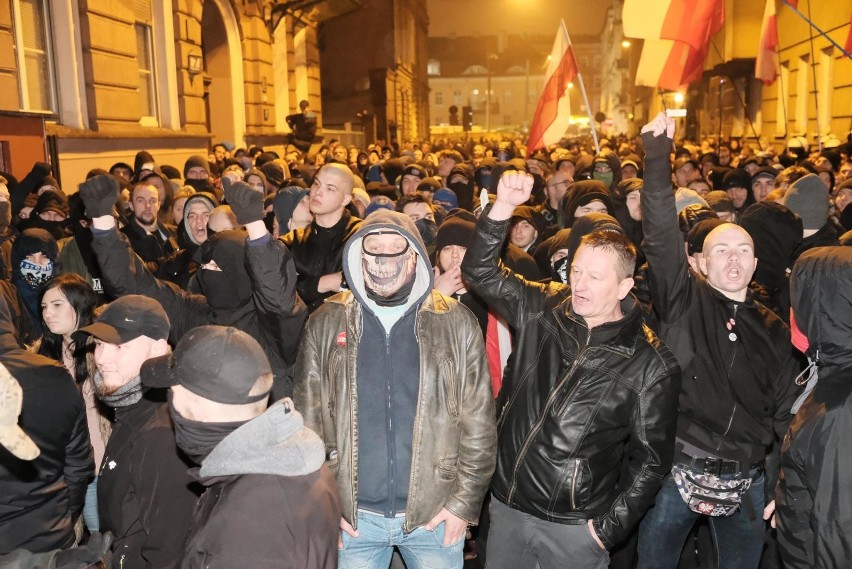 W środę w centrum Poznania pojawiły się manifestacje...