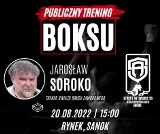 Publiczny trening bokserski w Sanoku z trenerem gwiazd boksu zawodowego! Akcja charytatywna na rzecz hokeja