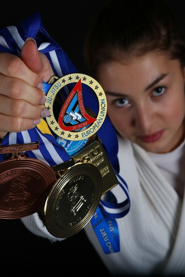 Paulina Szumska, mistrzyni Europy w ju jitsu i Młodzieżowy Sportowiec Roku 2016 w Rybniku