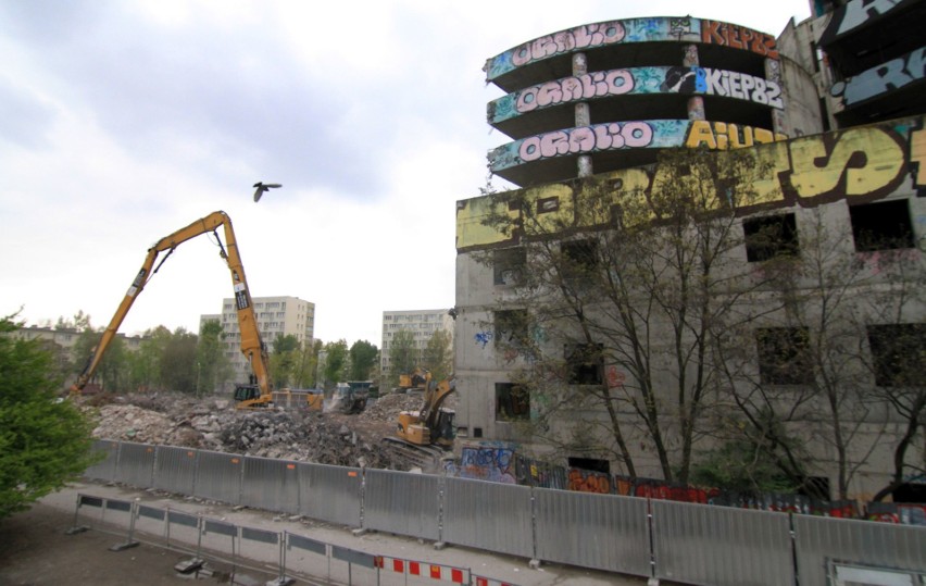 Za miesiąc szkieletor zniknie z krajobrazu Wrocławia