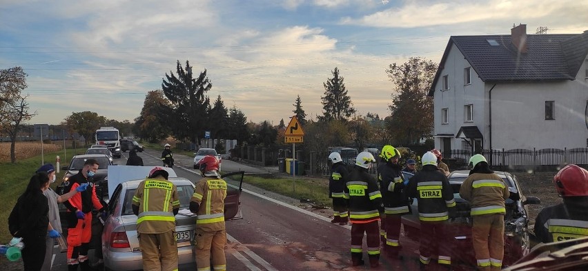 Wypadek w Żernikach Wrocławskich, jedna osoba została ranna