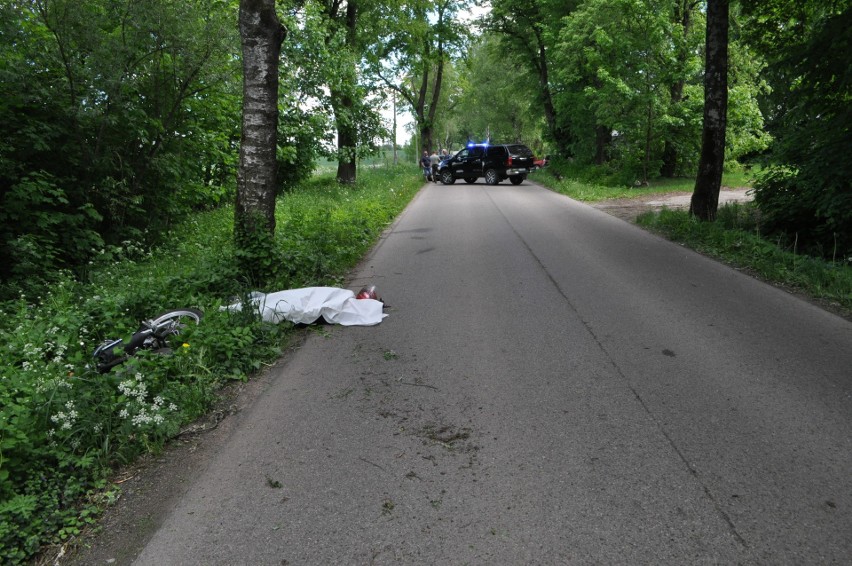 Tragiczny wypadek. Motocyklista uderzył w drzewo [FOTO]