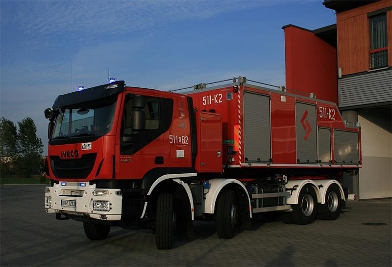 Nowy wóz bojowy i sprzęt dla strażaków z Oświęcimiu