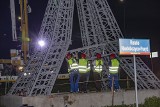 W Rybniku stanęła wieża Eiffla. Stalowa konstrukcja ma 15 metrów wysokości [ZDJĘCIA]