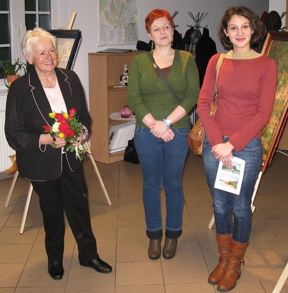 W CIT w Miastku odbył się wernisaż wystawy malarskiej Danuty Łuczkiewicz.