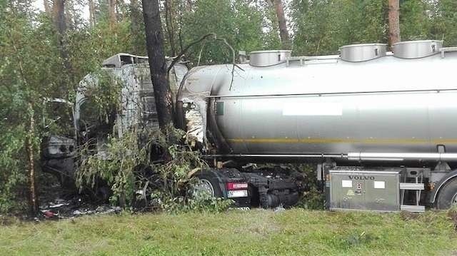 Na DK 15 w Wierzchosławicach doszło do zderzenia cysterny i busa [fot. arch.]