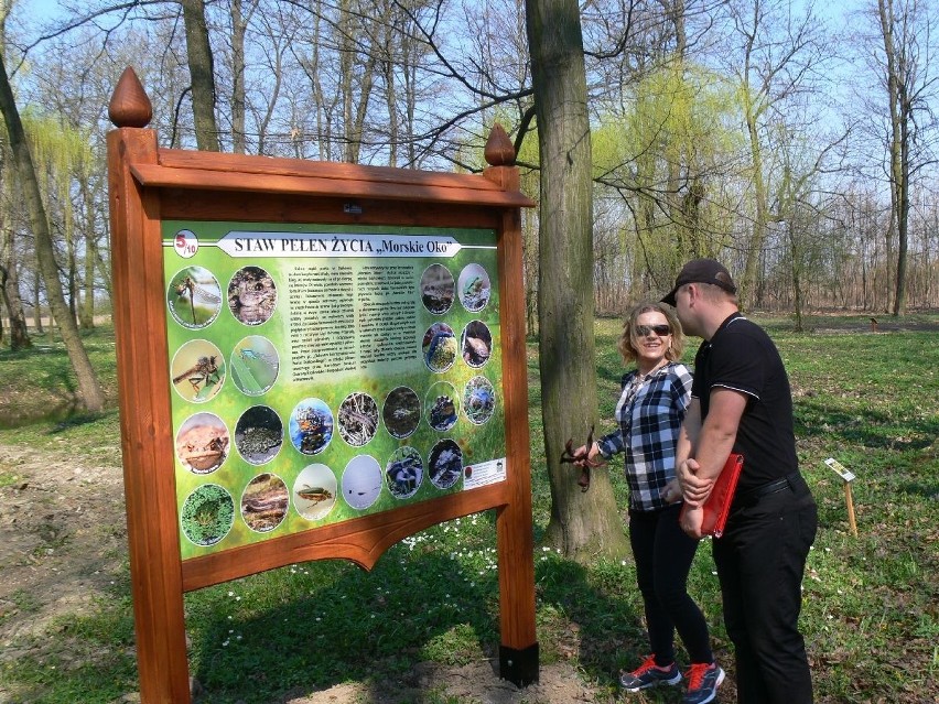 Ścieżka przyrodnicza - nowa atrakcja w parku przy Zamku Dzikowskim w Tarnobrzegu