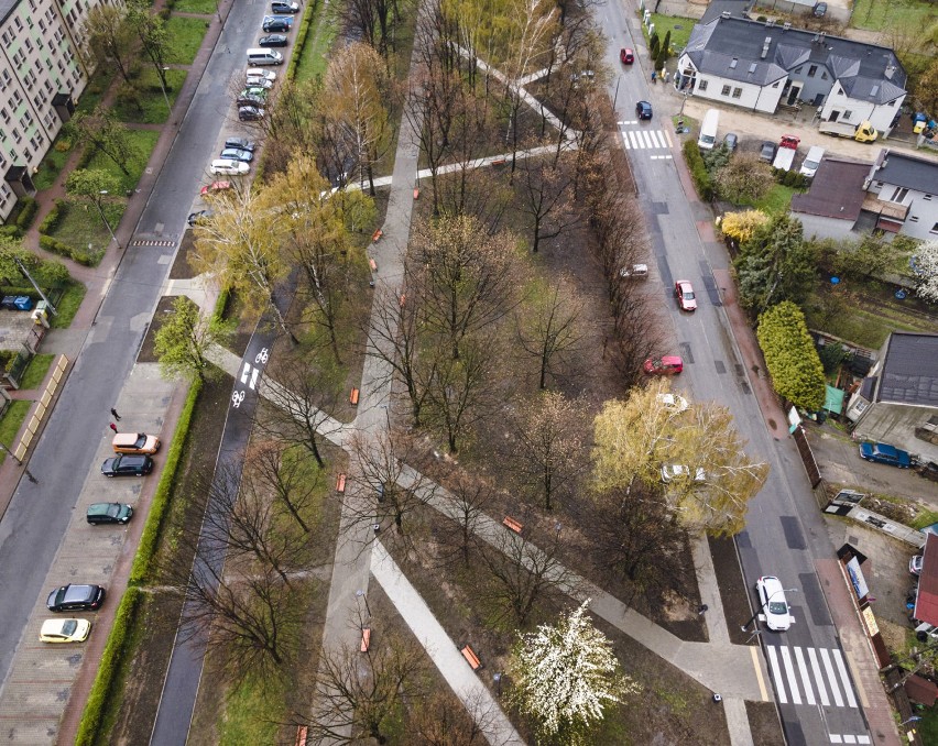 Tak dziś prezentują się Planty im. harcmistrza Stefana...