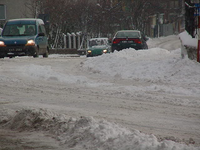 Proszowice. Zima 2002 roku.