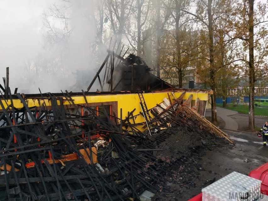 Spłonął market sieci Biedronka w Ozimku