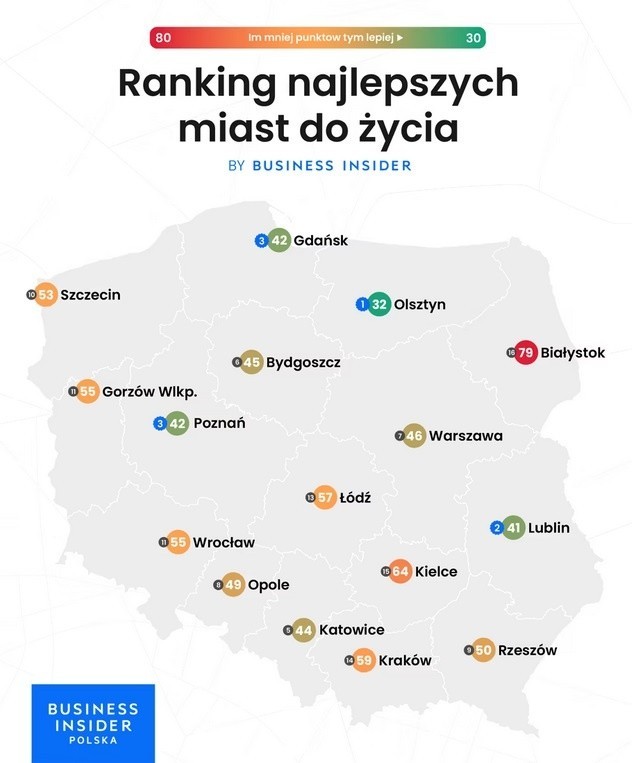 W którym polskim mieście żyje się najlepiej? Jak wypada w...