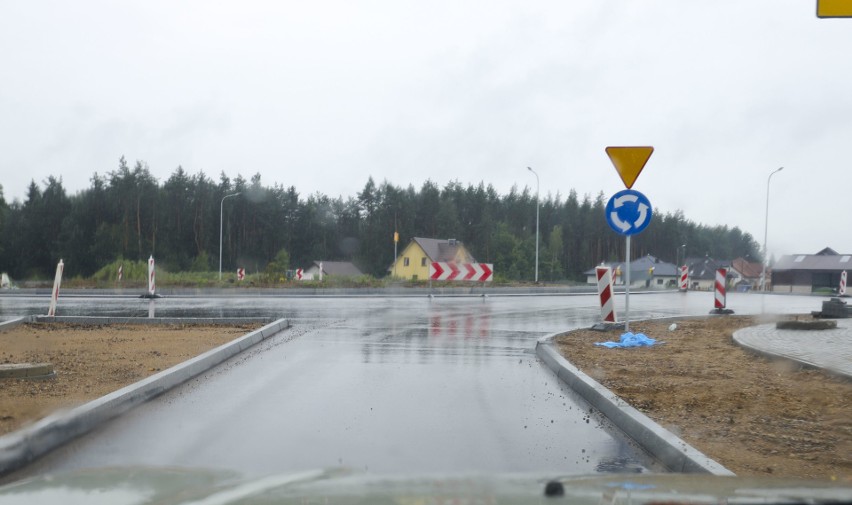 Remont drogi do Łap na odcinku Bojary - Uhowo. Ruch...