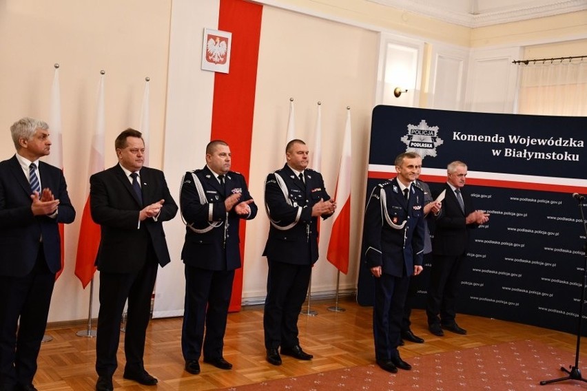 Insp. Robert Szewc nowym komendantem wojewódzkim policji. Zobacz zdjęcia z uroczystości