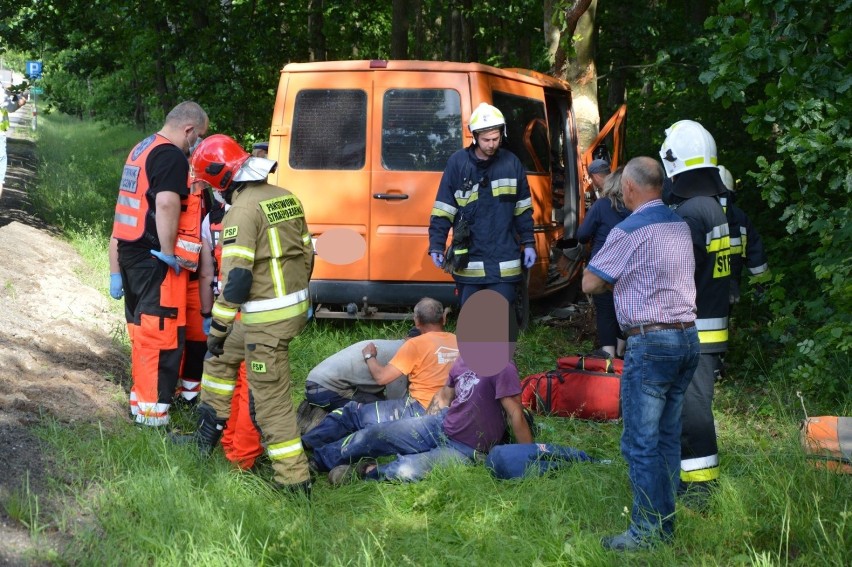 Wypadek w Lęborku 23.06.2020 na drodze krajowej nr 6