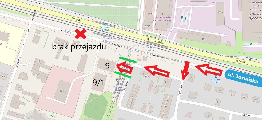 Zmiany w organizacji ruchu na Perłowej w Bydgoszczy