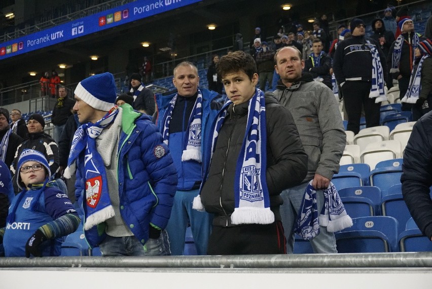 Podczas meczu Lech Poznań - Wisła Płock (2:1) atmosfera na...