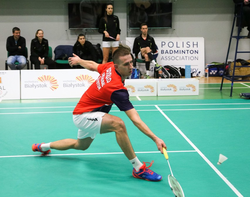 Adrian Dziółko (Hubal Białystok) - badminton...