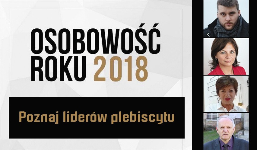 Poznaj liderów plebiscytu Osobowość Roku 2018