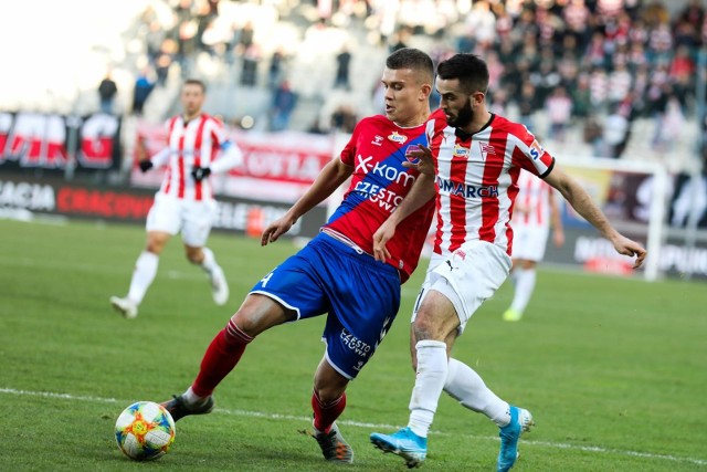 08.12.2019 krakowmecz cracovia krakow - rakow czestochowa, nz  kamil piatkowski, mateusz wdowiak,fot. andrzej banas / polska press